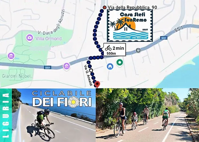 Casa Stefi Sunremo - Private Parking - 5 Min To The